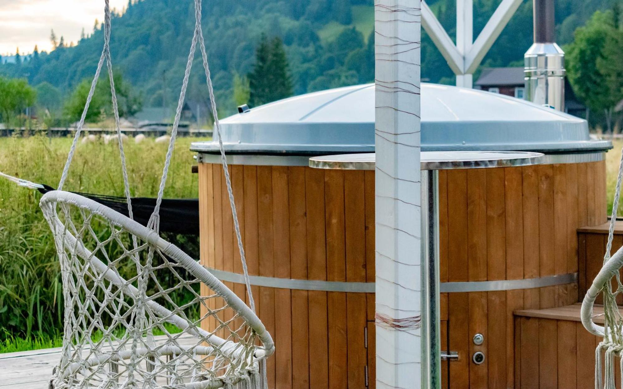 Domek Dream II Z Jacuzzi I Basenem Poronin Exteriör bild