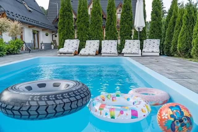 Domek Dream II Z Jacuzzi I Basenem Poronin Exteriör bild